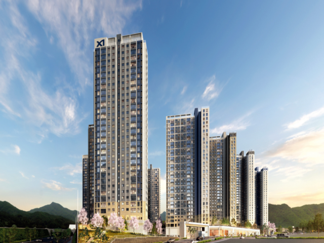 북오산자이 리버블시티 조감도